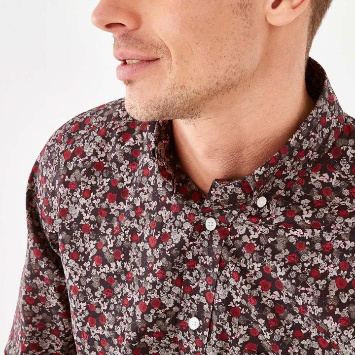 chemise homme fleurie eden park