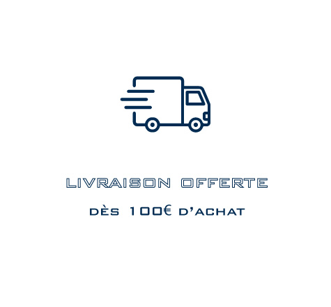 livraison offerte à partir de 100€