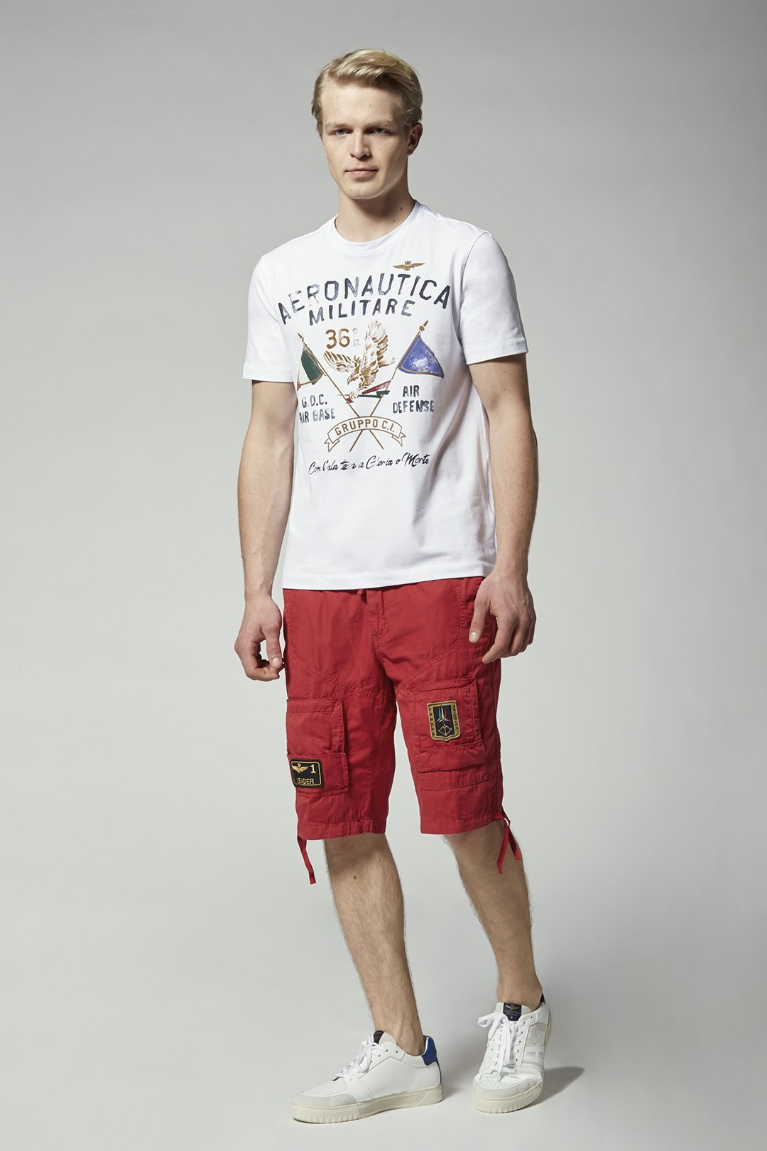 Bermuda rouge Aeronautica Militare