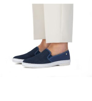 Chaussures Toile et filet bleu Rivieras