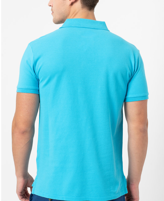 Polo bleu clair Ralph Lauren