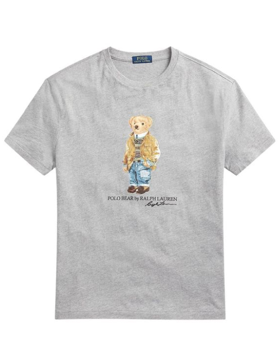 Tee-shirt gris Ralph Lauren