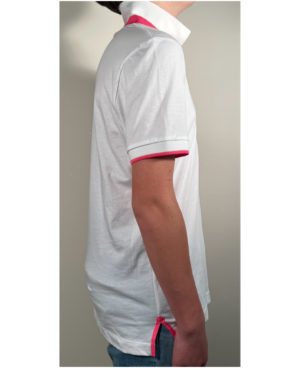 Polo Pluo blanc Vicomte a