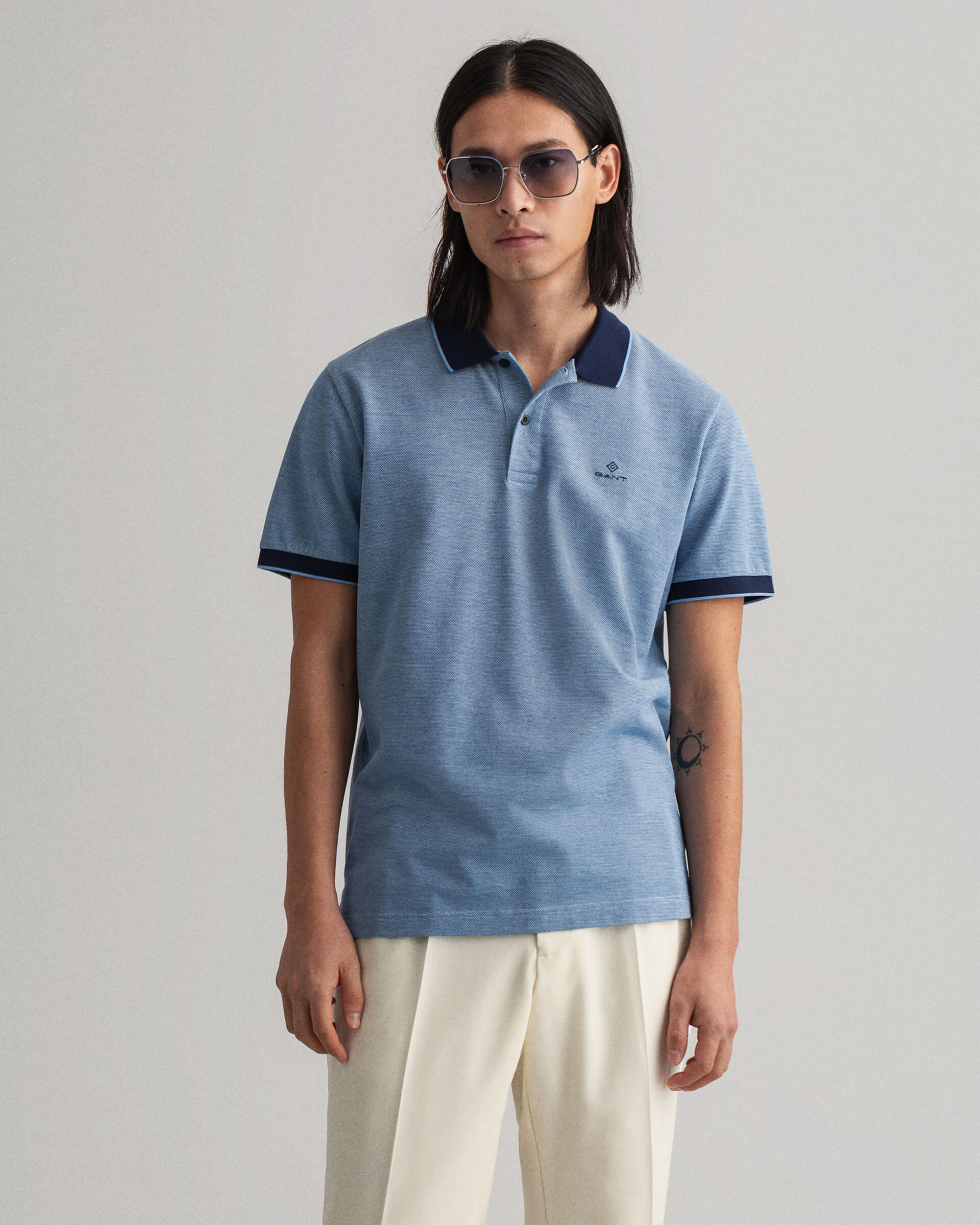 Polo Rugger Oxford quadricolore Gant