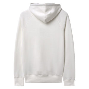 Sweat blanc à capuche Shield Gant