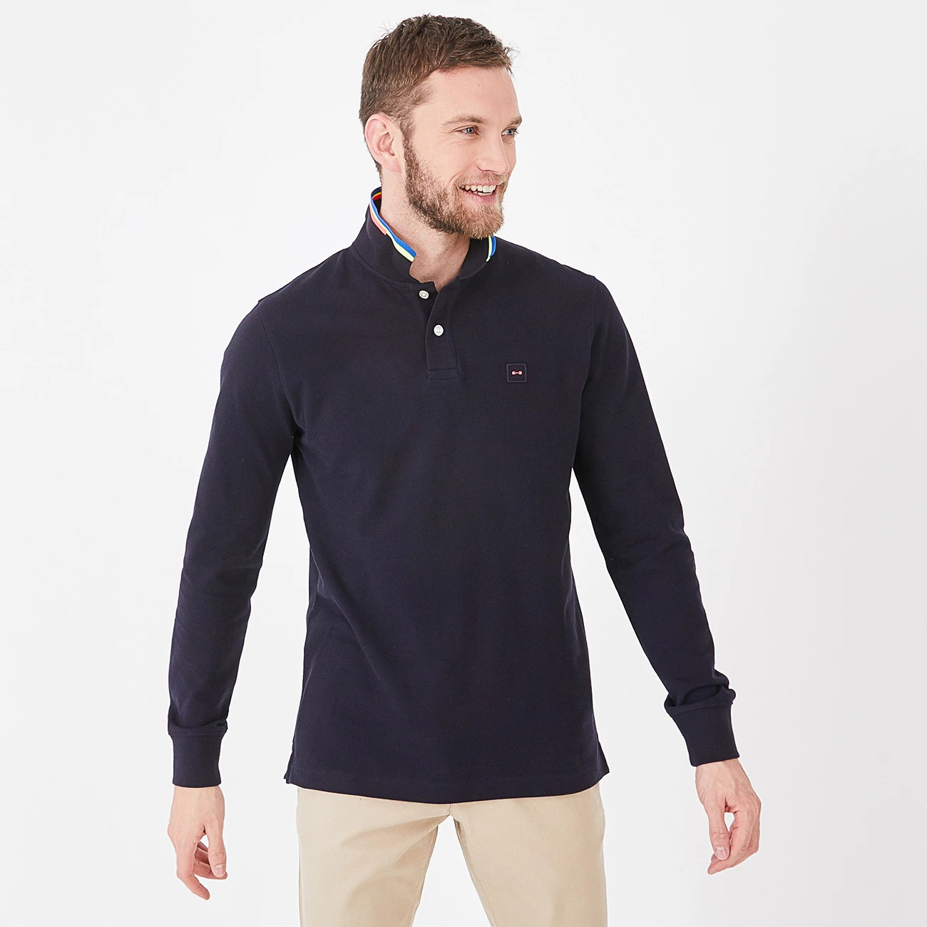 Polo bleu marine Eden Park