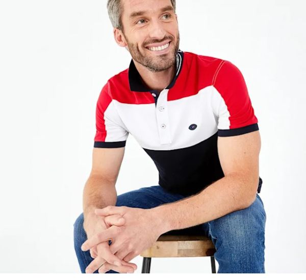 Polo rouge Eden Park