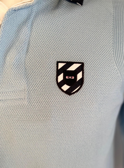 Polo bleu clair Eden Park