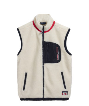 Veste sans manches en polaire sherpa Gant