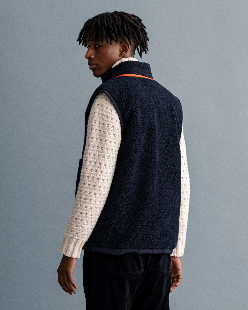 Veste sans manches en polaire sherpa Gant