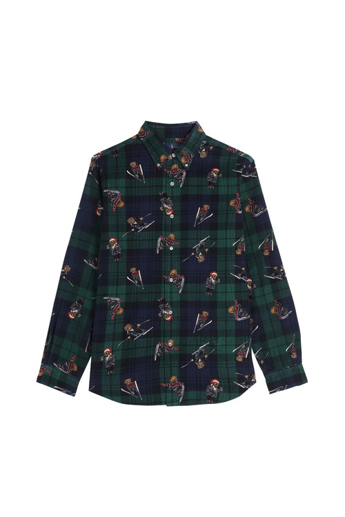 Chemise à carreaux Ours Ralph Lauren