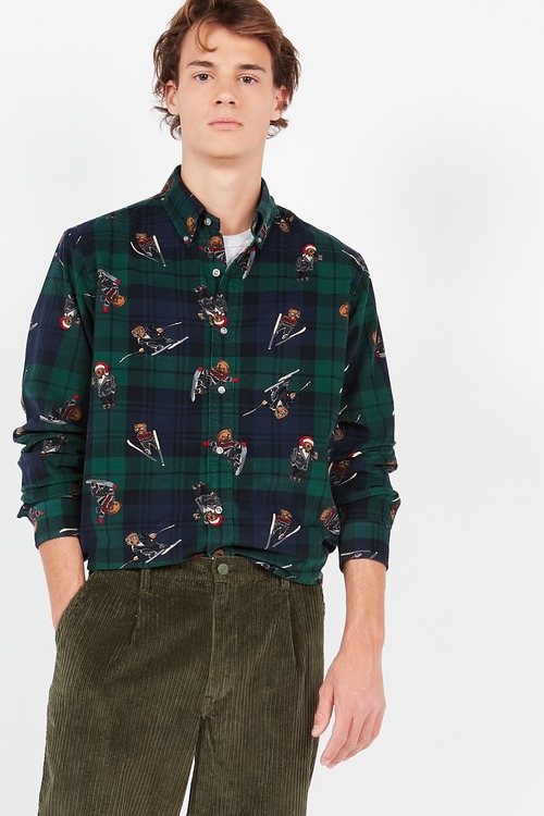 Chemise à carreaux Ours Ralph Lauren