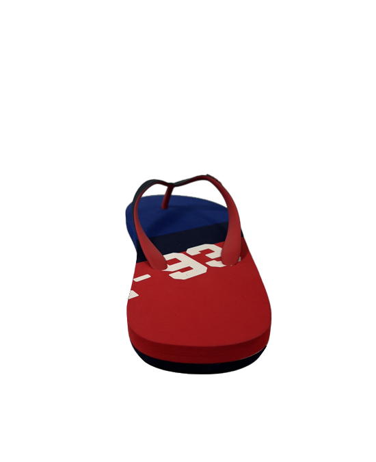 Tongs rouge et bleu polo Ralph Lauren