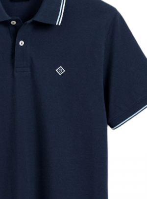 Polo en coton piqué Gant
