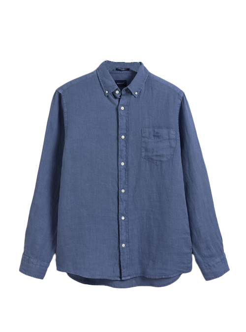 Chemise bleue regular fit Gant