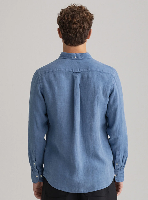 Chemise bleue regular fit Gant