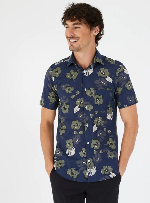 Chemise à motif tahitien Eden Park