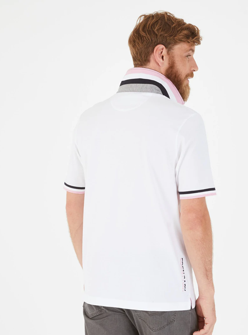 Polo à broderie nœuds tricolore Eden Park