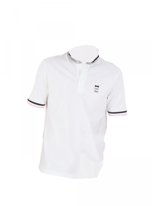 Polo à broderie nœuds tricolore Eden Park