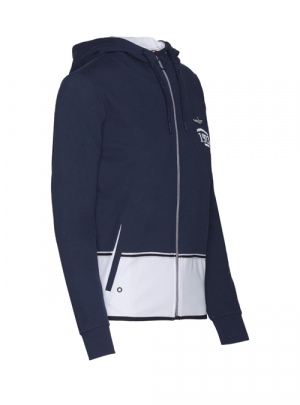 Sweat à capuche en piqué Aeronautica Militare