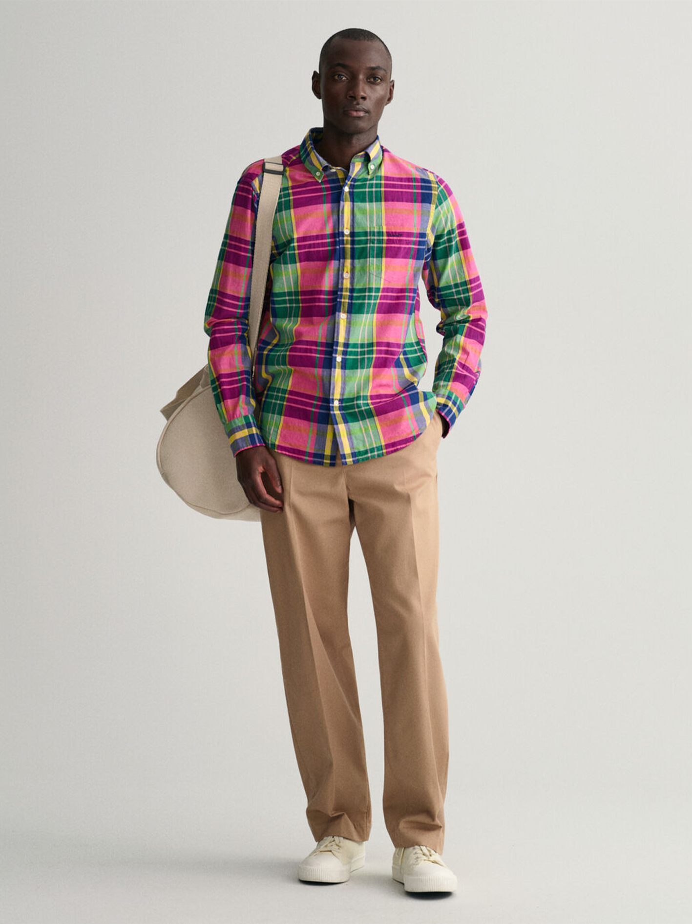 Chemise a carreau rouge Gant