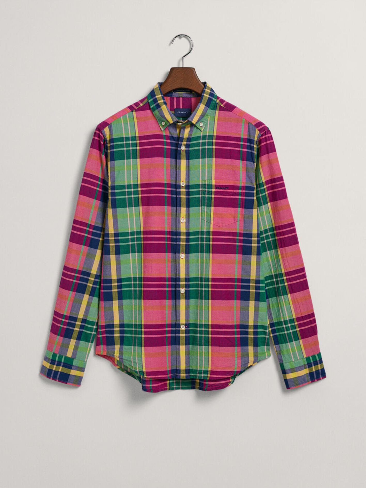 Chemise a carreau rouge Gant