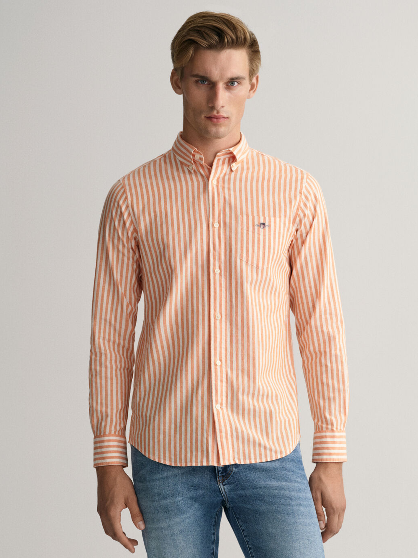 Chemise orange Gant