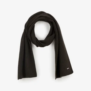Echarpe kaki côtelée Eden Park
