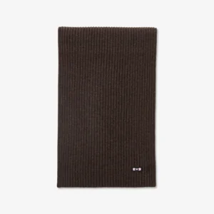 Echarpe marron côtelée Eden Park
