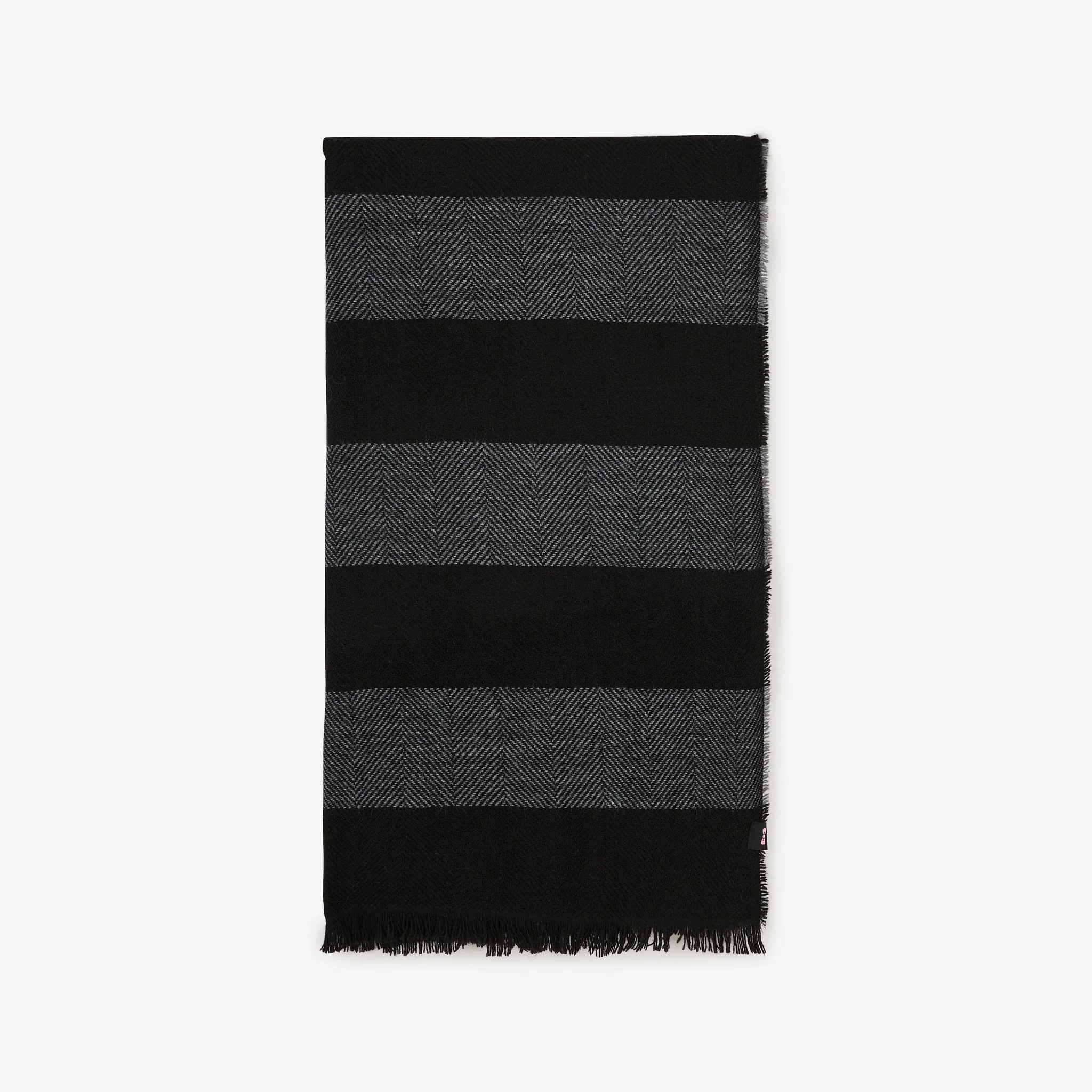 Echarpe noire cerclée Eden Park – Image 2