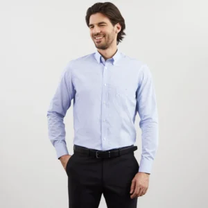 Chemise bleue à rayures Eden Park